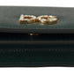Elegant Green Leather Continental Wallet