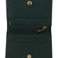 Elegant Green Leather Continental Wallet