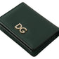 Elegant Green Leather Continental Wallet