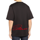 Elegant Cotton Stretch Logo Tee