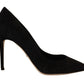 Elegant Suede Stiletto Heels Pumps