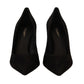Elegant Suede Stiletto Heels Pumps