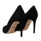Elegant Suede Stiletto Heels Pumps