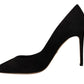 Elegant Suede Stiletto Heels Pumps