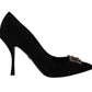 Chic Amore Suede Heels Pumps