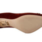 Velvet Devotion Heel Pumps in Rich Brown