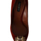 Velvet Devotion Heel Pumps in Rich Brown