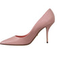 Elegant Pink Patent Leather Heels