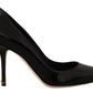 Elegant Patent Leather Heels Pumps