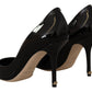 Elegant Patent Leather Heels Pumps