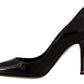 Elegant Patent Leather Heels Pumps