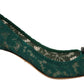 Emerald Taormina Lace Crystal Pumps