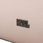 Elegant Light Pink Leather Tote Shoulder Bag