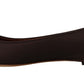 Elegant Leather Loafer Flats in Brown