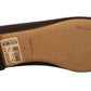 Elegant Leather Loafer Flats in Brown