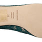 Elegant Crystal Buckle Lace Ballet Flats