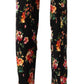Floral Charmeuse Knee High Boots
