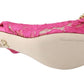 Elegant Pink Lace Slingback Heels