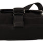 Elegant Black Nylon Crossbody Bag