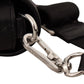 Elegant Black Nylon Crossbody Bag