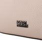 Chic Mauve Light Pink Leather Camera Bag