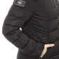 Black Polyester Women Jacket