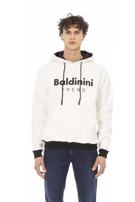 White Cotton Men Sweater