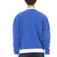 Blue Cotton Men Sweater