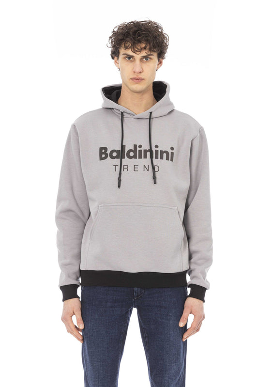 Gray Cotton Men Sweater
