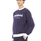 Purple Cotton Men Sweater