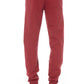 Red Cotton Men Pants