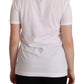 Elegant Floral Embroidered Crew Neck Tee