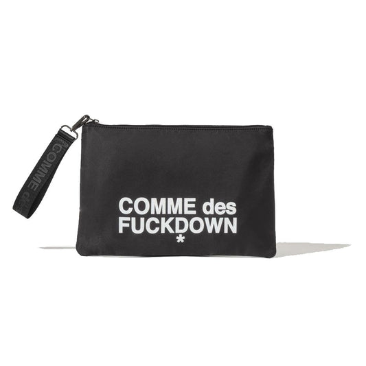 Black Polyester Women Clutch