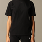 Black Cotton Women T-Shirt