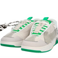 Gray Calfskin Men Sneaker