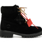 "Black Leather Women Boot"