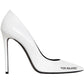 White Calfskin Women Pump