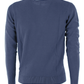 Blue Cotton Men Sweater