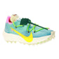 Light Blue Polyester Women Sneaker