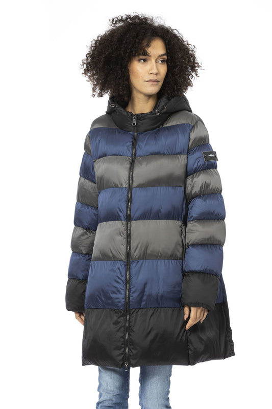 Gray Polyester Women Jacket