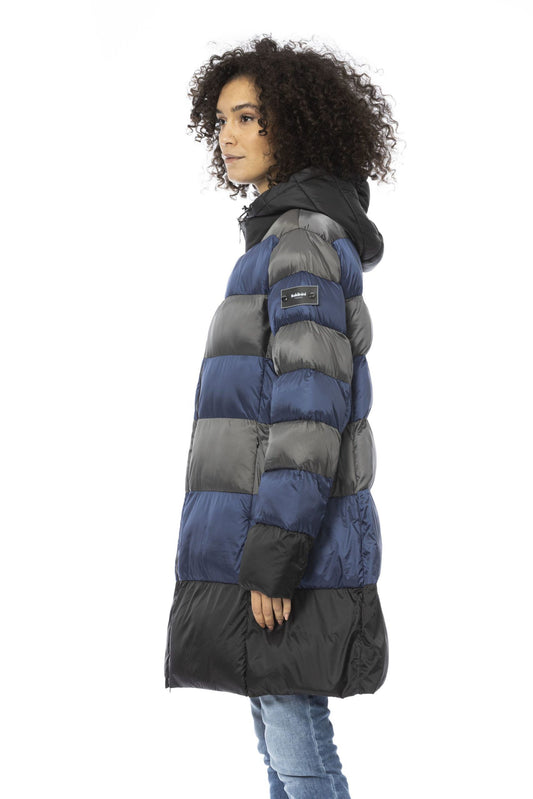 Gray Polyester Women Jacket