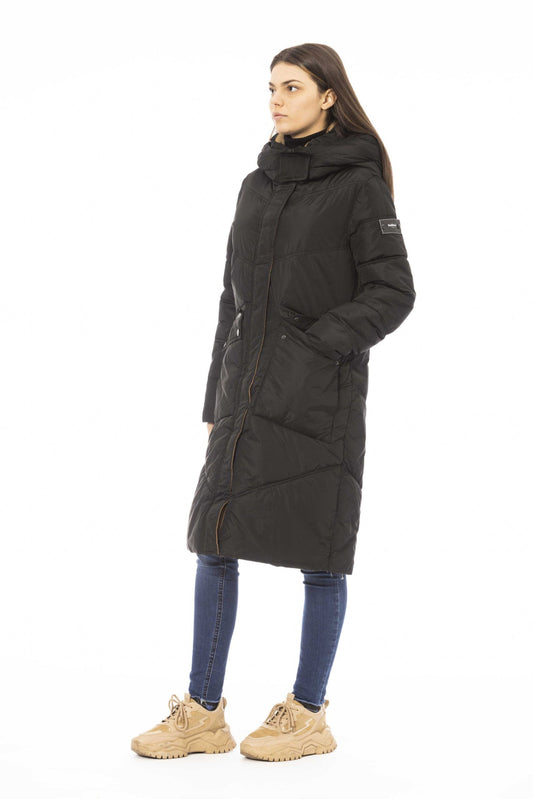Black Polyester Women's Jacket