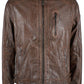 Brown Polyethylene Men Jacket