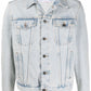 Light Blue Cotton Men Jacket