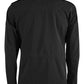 Black Polyester Men Jacket
