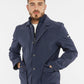 Blue Polyester Men's Windbreaker