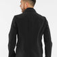 Black Polyester Men Jacket