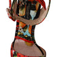 Elevate Your Step in Multicolor Brocade Heels