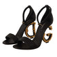 Elegant Ankle Strap Heels with Iconic DG Logo