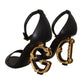 Elegant Ankle Strap Heels with Iconic DG Logo